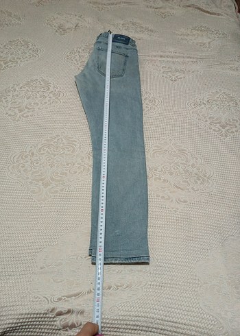 Gri Kadın Denim Günlük Jean - Görsel 8