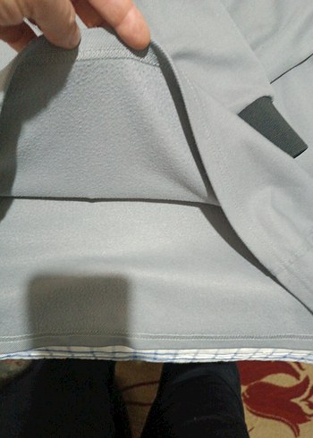 Gri Uzun Kollu Polo Tişört - Görsel 7