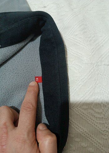 Gri Uzun Kollu Polo Tişört - Görsel 4