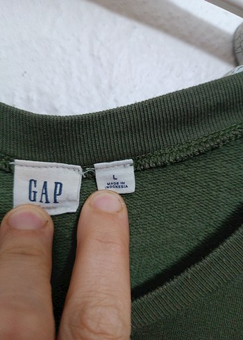 GAP Baskılı Yeşil Kadın Sweatshirt - Görsel 3