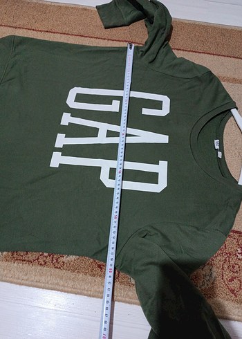 GAP Baskılı Yeşil Kadın Sweatshirt - Görsel 2