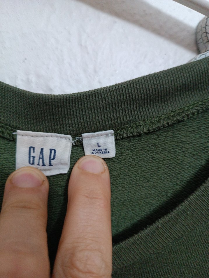 GAP Baskılı Yeşil Kadın Sweatshirt - Görsel 3