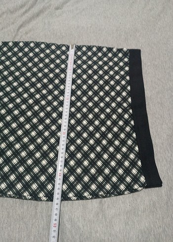 Gri Midi Piliseli Hamile Eteği - Görsel 6