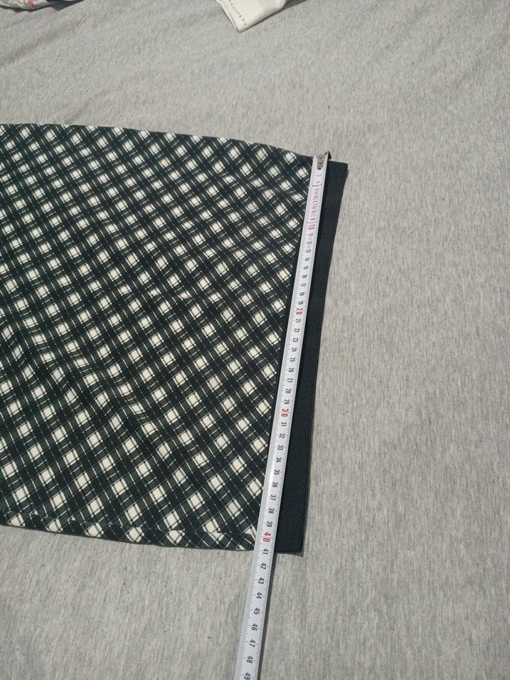 Gri Midi Piliseli Hamile Eteği - Görsel 3