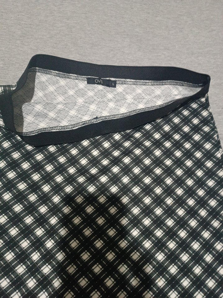 Gri Midi Piliseli Hamile Eteği - Görsel 5