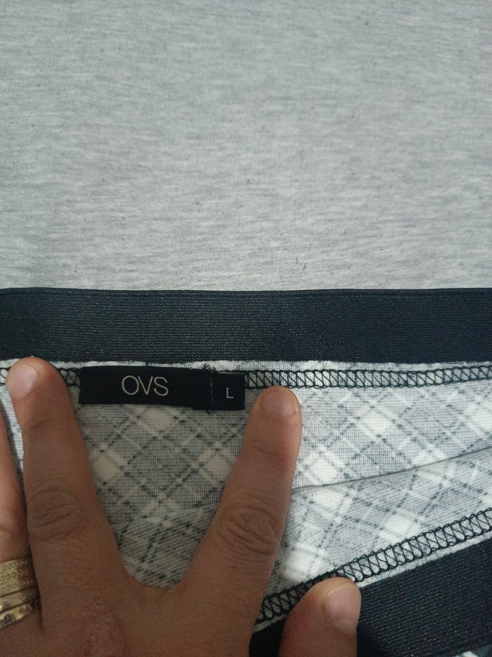 Gri Midi Piliseli Hamile Eteği - Görsel 4