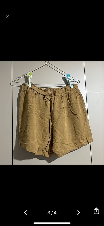 xl Beden Camel rengi şort