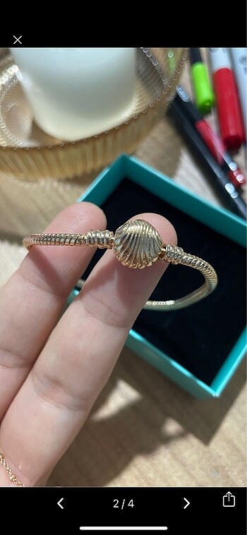 Pandora İstiridye gold pandora