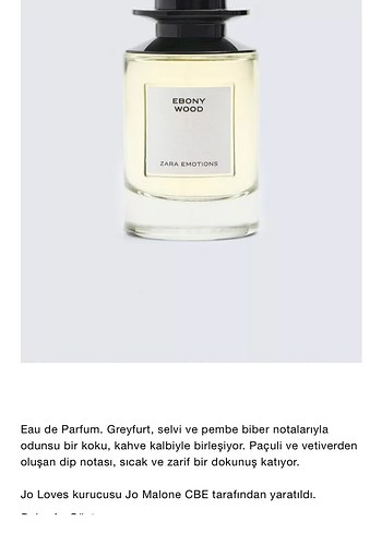 Zara Emotions Ebony Wood edp 85 ml - Görsel 2