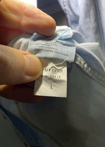 MAVİ AMERİKA L Beden kadın gömlek - Görsel 4