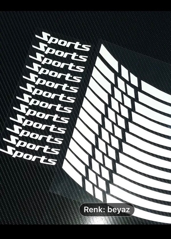 Reflektif jant stickeri - Görsel 2