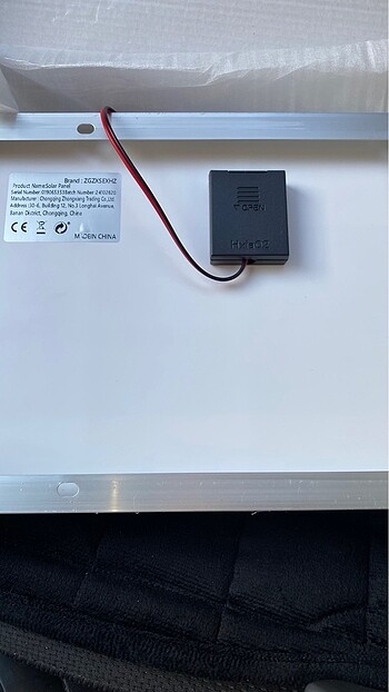 Solar panel +şarj regülatörü - Görsel 7