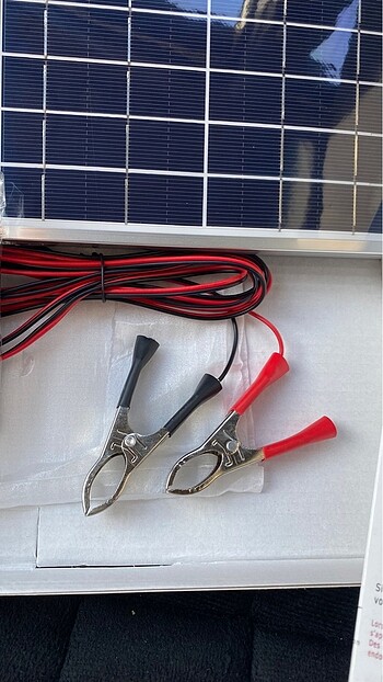 Solar panel +şarj regülatörü - Görsel 8