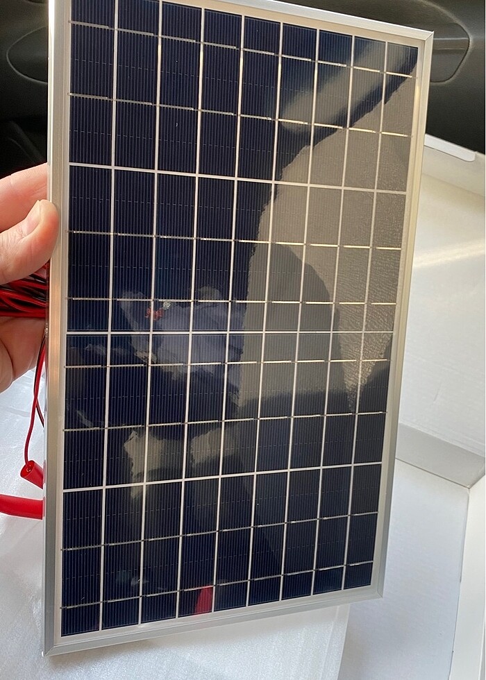 Solar panel +şarj regülatörü - Görsel 2
