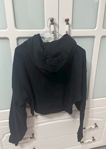 Calvin Klein Siyah Kapüşonlu Sweatshirt - Görsel 3