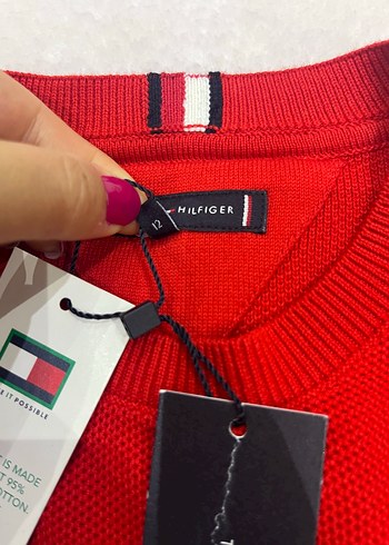 Kırmızı Erkek Çocuk Triko Sweatshirt - Görsel 7