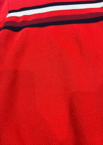 Kırmızı Erkek Çocuk Triko Sweatshirt - Görsel 3