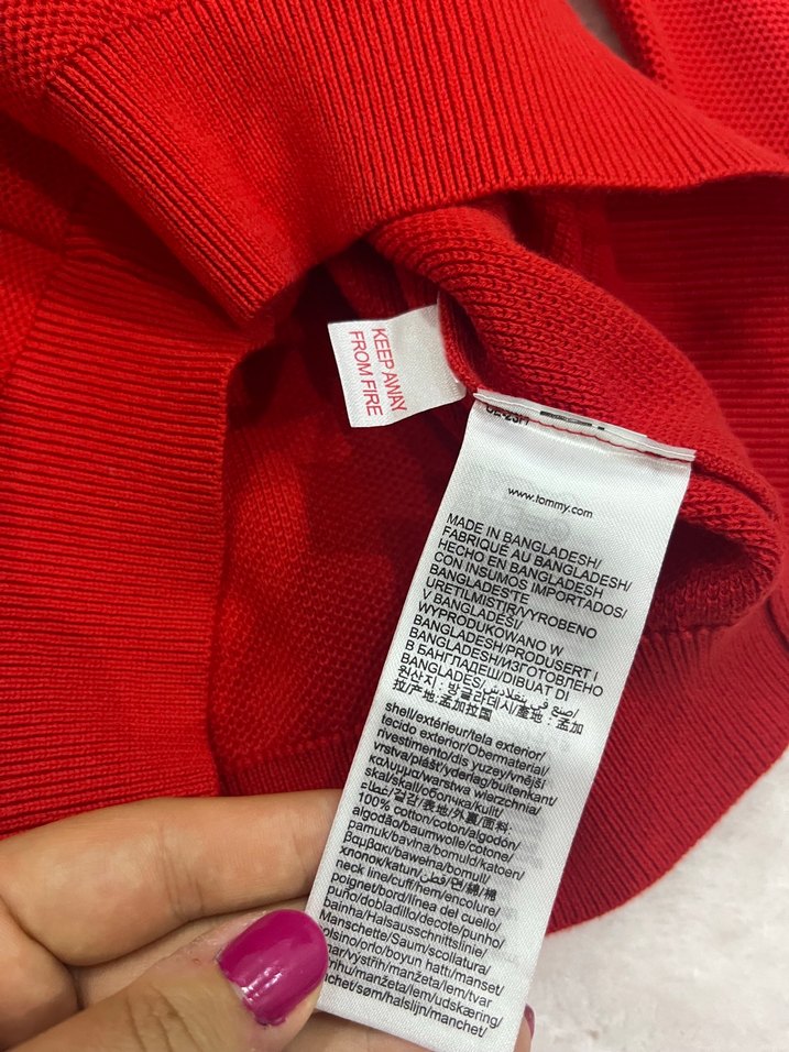 Kırmızı Erkek Çocuk Triko Sweatshirt - Görsel 4