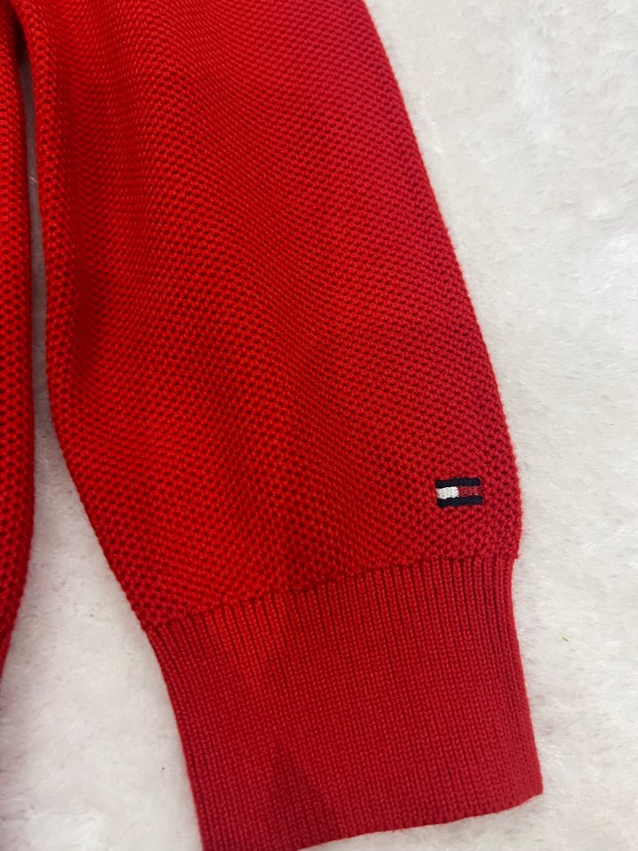 Kırmızı Erkek Çocuk Triko Sweatshirt - Görsel 2