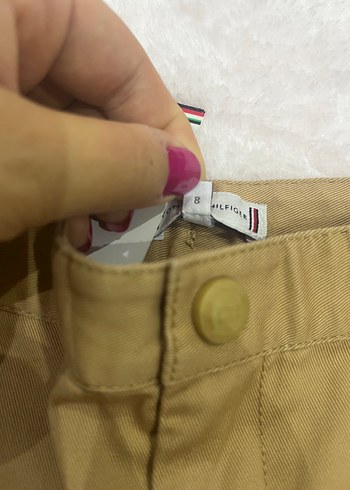 Bej Kemerli çocuk Pantolon - Görsel 6