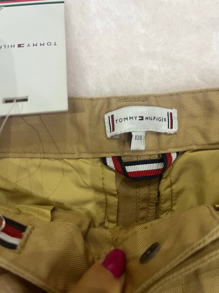 Bej Kemerli çocuk Pantolon - Görsel 5