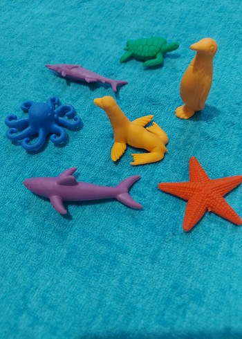Vardem vahsi hayvanlar oyun seti ve yumusak su alti hayvanlari - Görsel 4