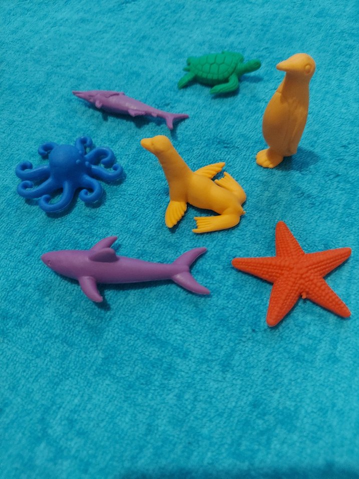 Vardem vahsi hayvanlar oyun seti ve yumusak su alti hayvanlari - Görsel 4