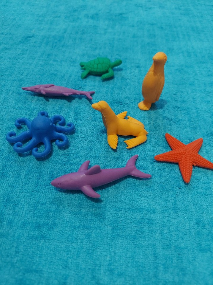 Vardem vahsi hayvanlar oyun seti ve yumusak su alti hayvanlari - Görsel 3