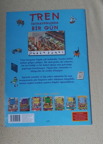 Tren İstasyonunda Bir Gün - Çocuk Kitabı - Görsel 4