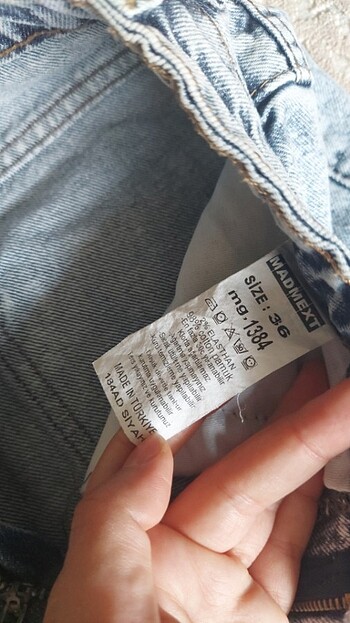 s Beden mavi Renk Madmext kot pantolon