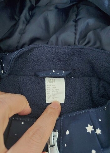 12-18 Ay Beden H&M bebek mont tulum