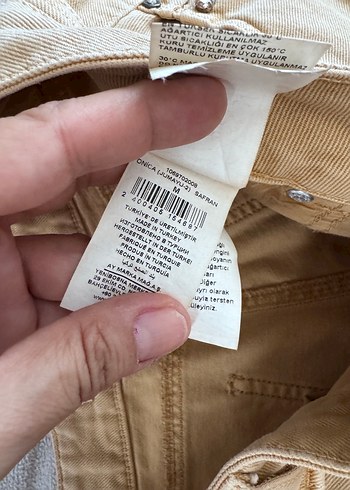 Network Safran sarısı Mini Kadın Denim Şort