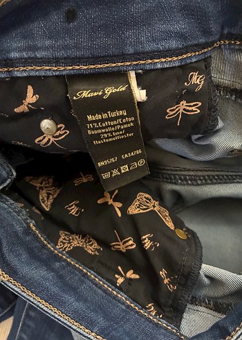 Mavi jeans kot pantolon - Görsel 4