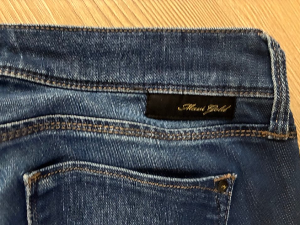 Mavi jeans kot pantolon - Görsel 5