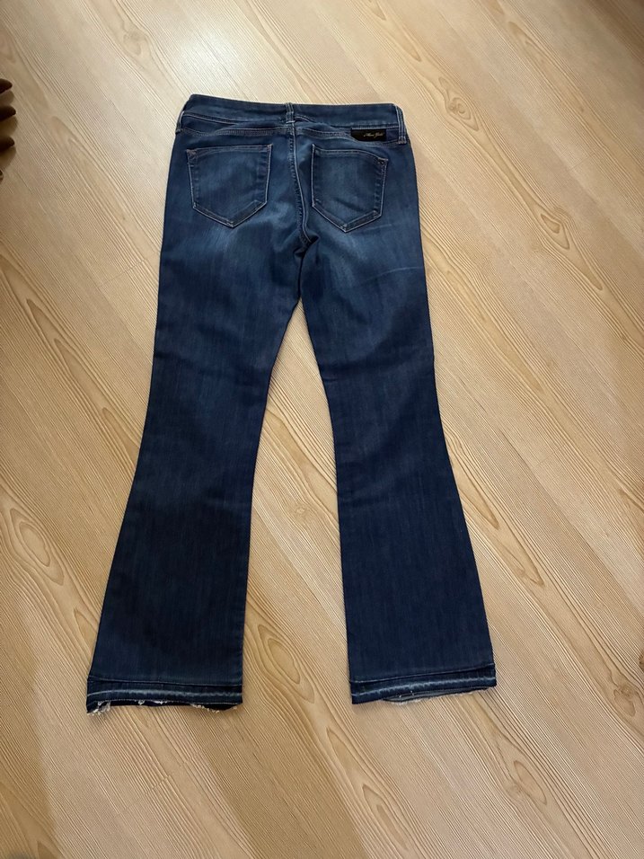 Mavi jeans kot pantolon - Görsel 2