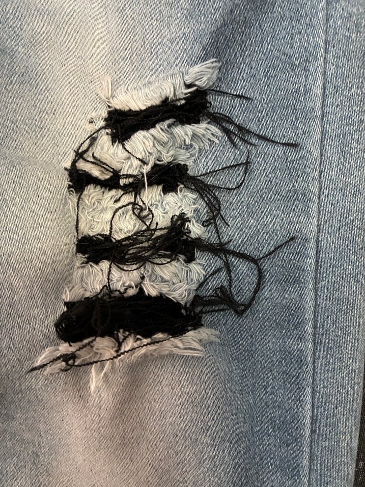 İspanyol paça kot pantolon - Görsel 3