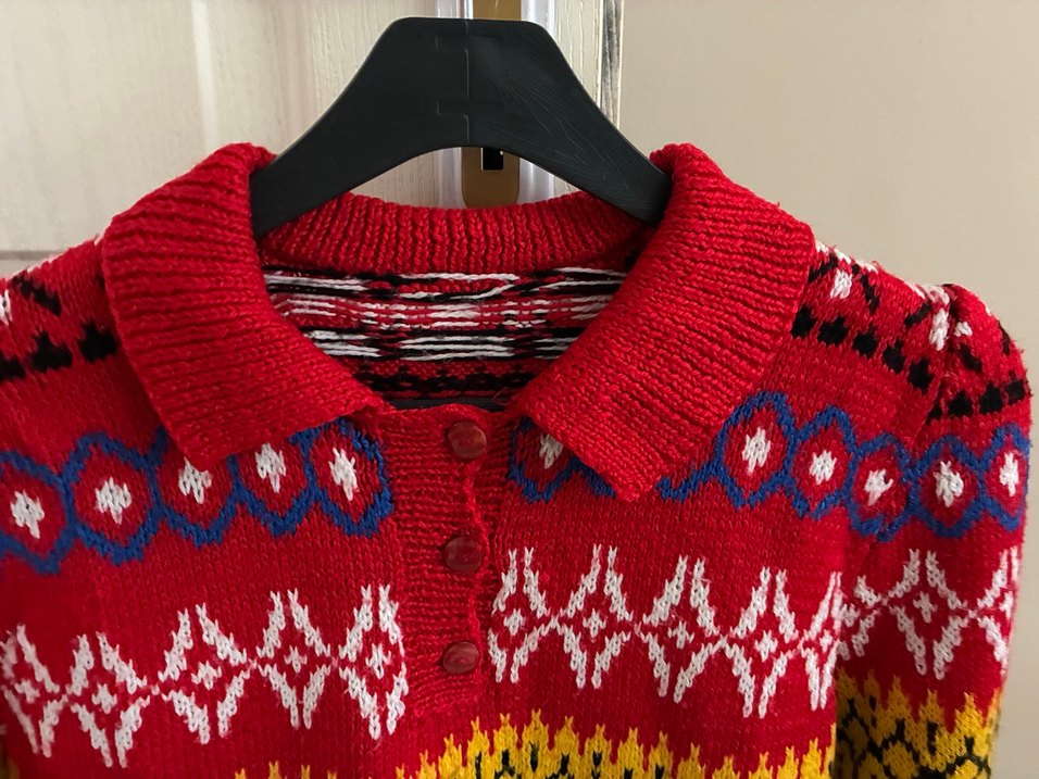 Vintage kazak - Görsel 3