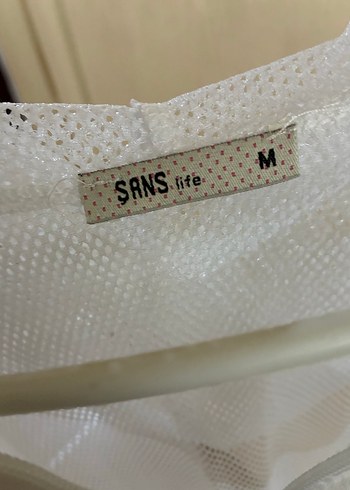 Beyaz File Spor Ceket - Görsel 4