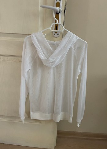 Beyaz File Spor Ceket - Görsel 2