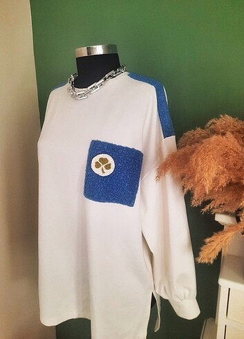 Çelik penye sweatshirt