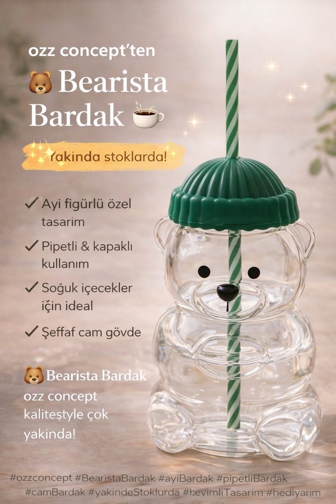 Bearista Mug plastik - Görsel 4