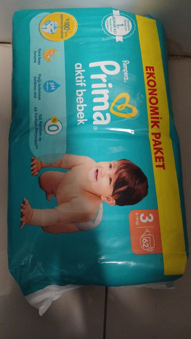 Pampers Prima Aktif Bebek Bezi — görsel 2/2