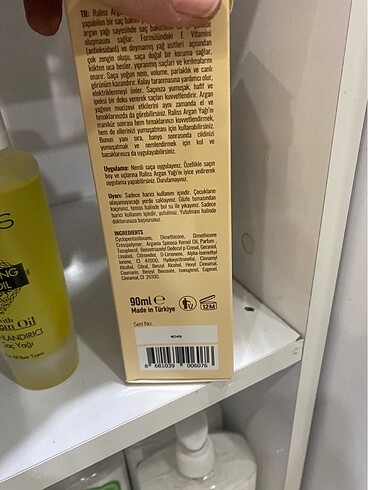 Diğer Saç argan yağı