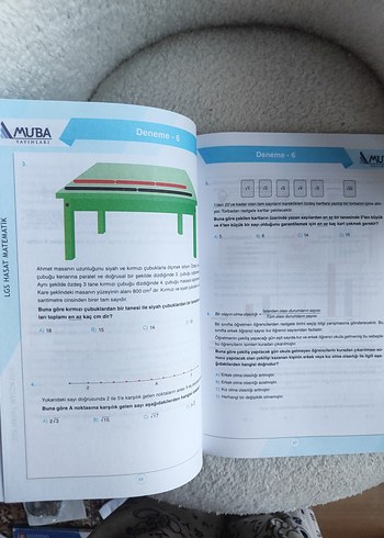  Hasat Matematik 10 Deneme Sınavı 1. Dönem