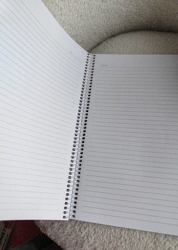  Beden Renk Pastel Mavi Spiralli Defter