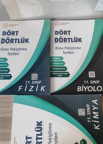 11. Sınıf Dört Dörtlük Konu Pekiştirme Testleri