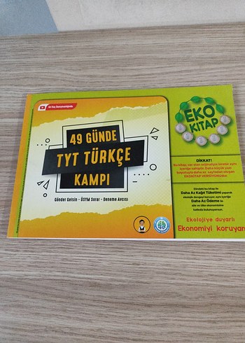 49 Günde TYT Türkçe Kampı Rüştü hoca eko kitabı