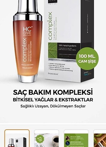 Hc care saç bakım kompleksi 