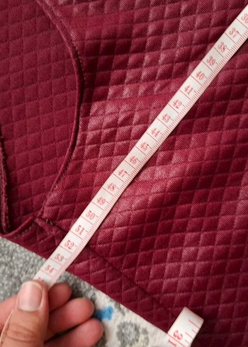 xl Beden bordo Renk Düğmeli Bordo Kadın uzun Yelek