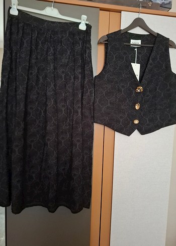 etek yelek tesettür takım - Görsel 10